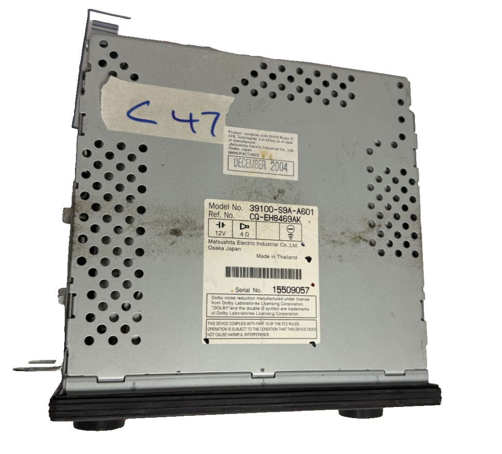 6 Disc Radio AM FM CD Cassette Player 39100 S9A A601 fits 06 2006 Honda CRV