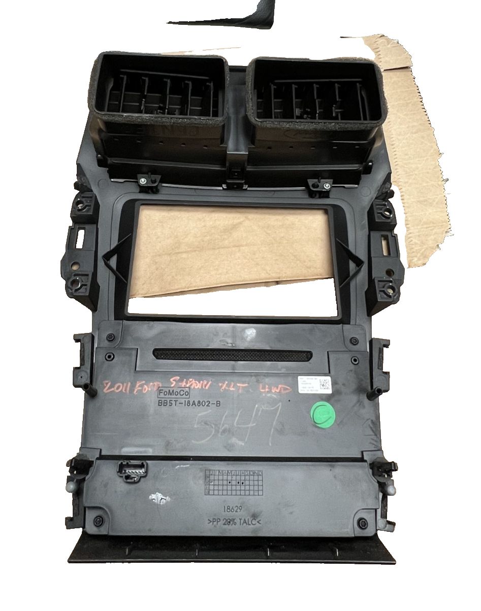 2011-2013 Ford Explorer AC Heater Climate Control Radio CD Control Dash Bezel