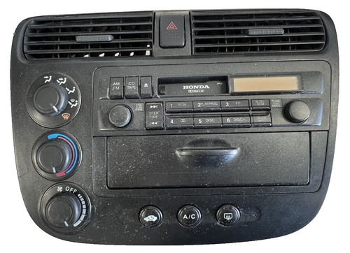 2001 2002 2003 2004 2005 Honda Civic Radio Bezel Trim Climate Control Panel