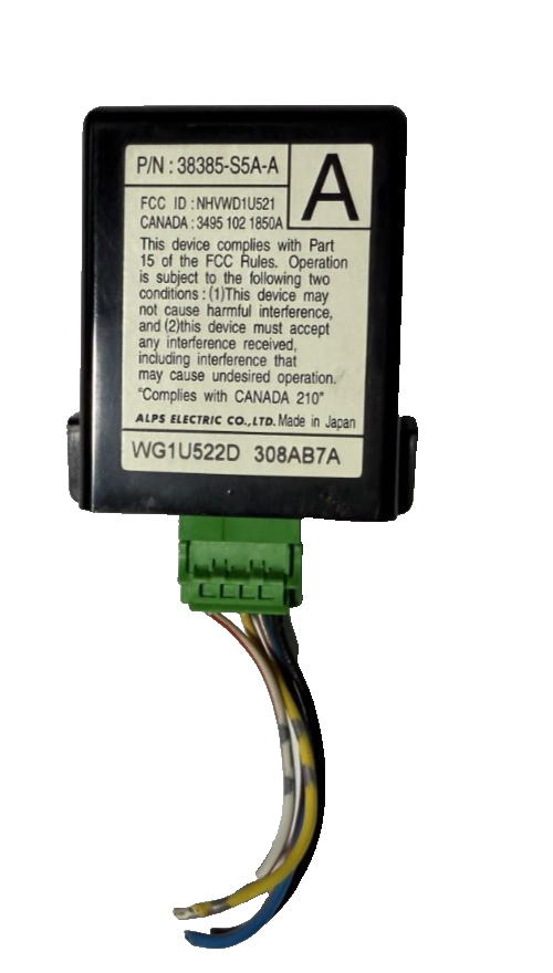 Keyless Entry Receiver Module 38385 S5A A, WG1U522D for 01-05 Honda Civic