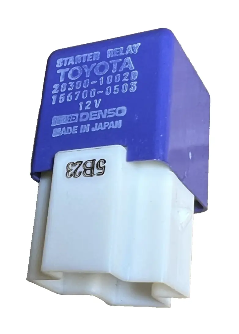 4 Pin Starter Relay 12V 28300 10020, 1567000503 Blue fits 02 2002 Toyota Camry by DENSO