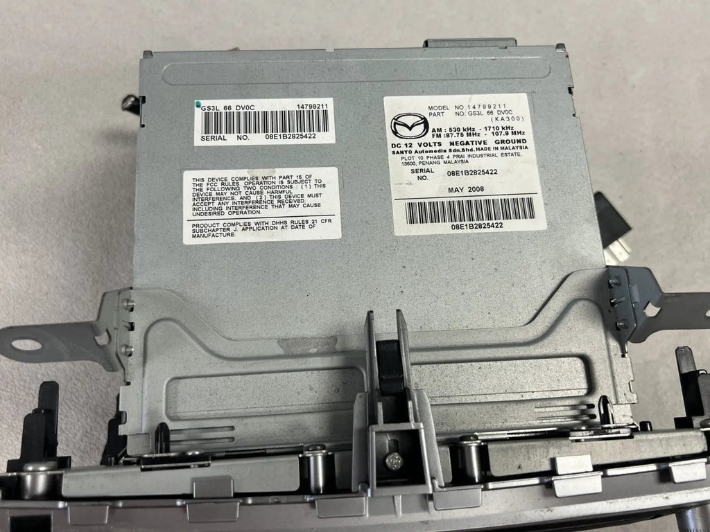2009-2010 09 10 Mazda 6 Navigation Radio Receiver GS3L 66 DV0C, 14799211 by Mercedes-Benz
