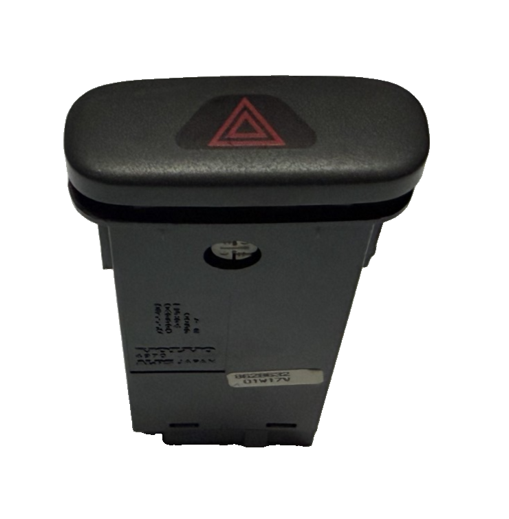 1998-2000 Volvo S70 V70 C70 Hazard Warning Flasher Switch 8628632, 01W17V Black