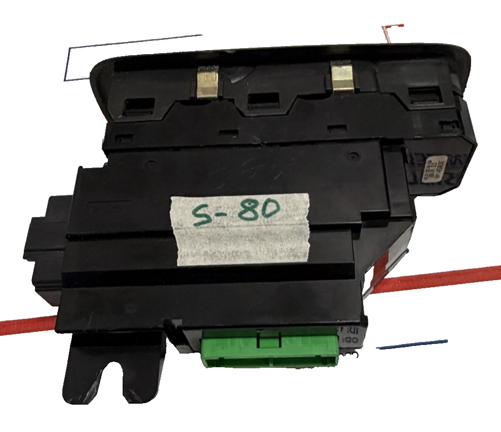 99-04 Volvo S80 Master Door Window Switch Left LH Side 30658146, MD16120 0131