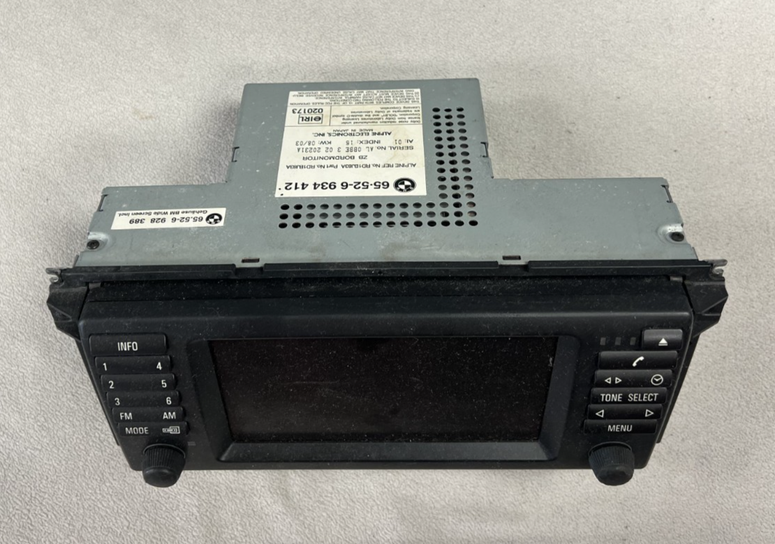 BMW E38 740 E39 M5 540 E53 X5 Navigation Stereo Wide Screen Monitor 6934412