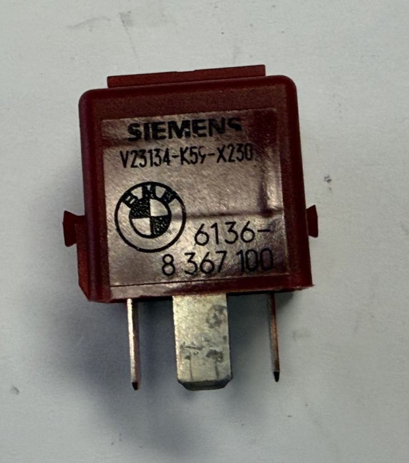 1996-2002 BMW E36 Z3 Multi Function Change Over Contract Relay 8 367 100 Red by BMW