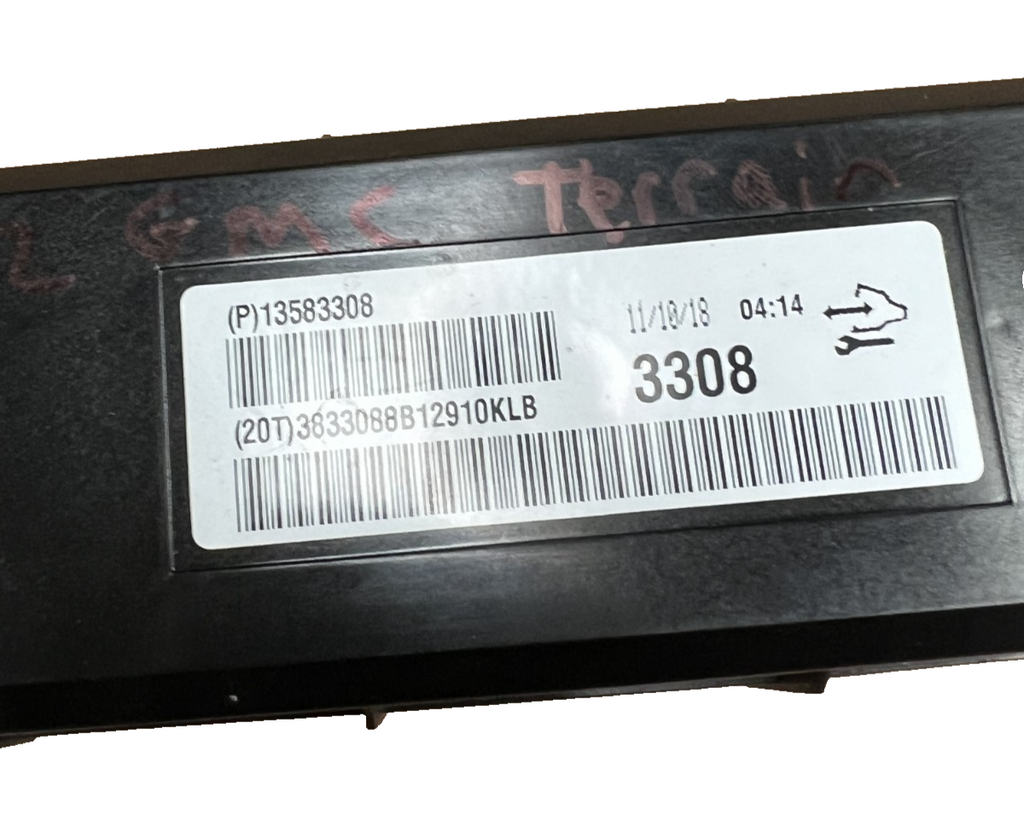 2012 2013 2014 2015 2016 2017 GMC Terrain Temperature Control Module 13583308
