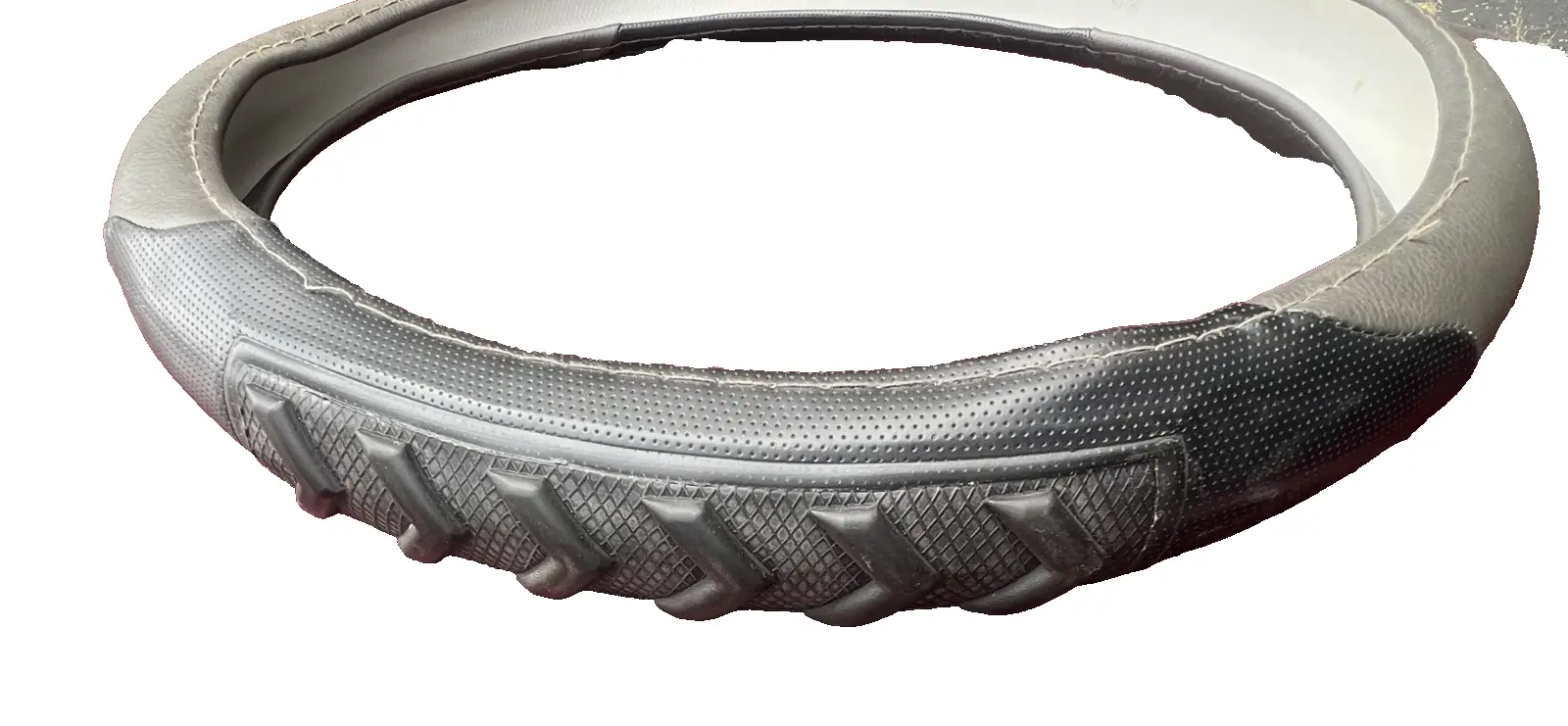 Steering Wheel Cover Gray, Dark Gray for Steering Wheel Protection, Grip by OEM
