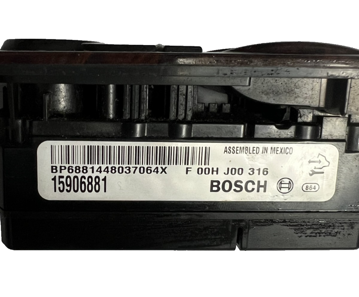 07 08 09 10 11 12 13 GMC Yukon Master Power Window Switch OEM 15906881