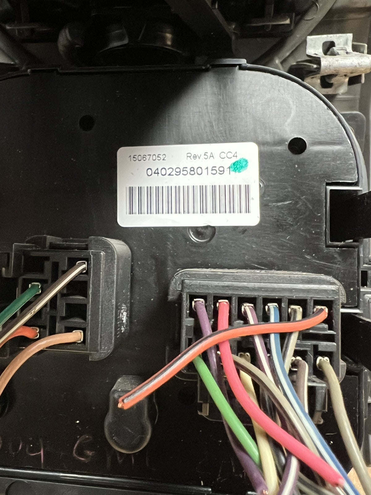 2002-2005 GMC Envoy Headlight Fog & Washer Switch with Vent OEM 15067052