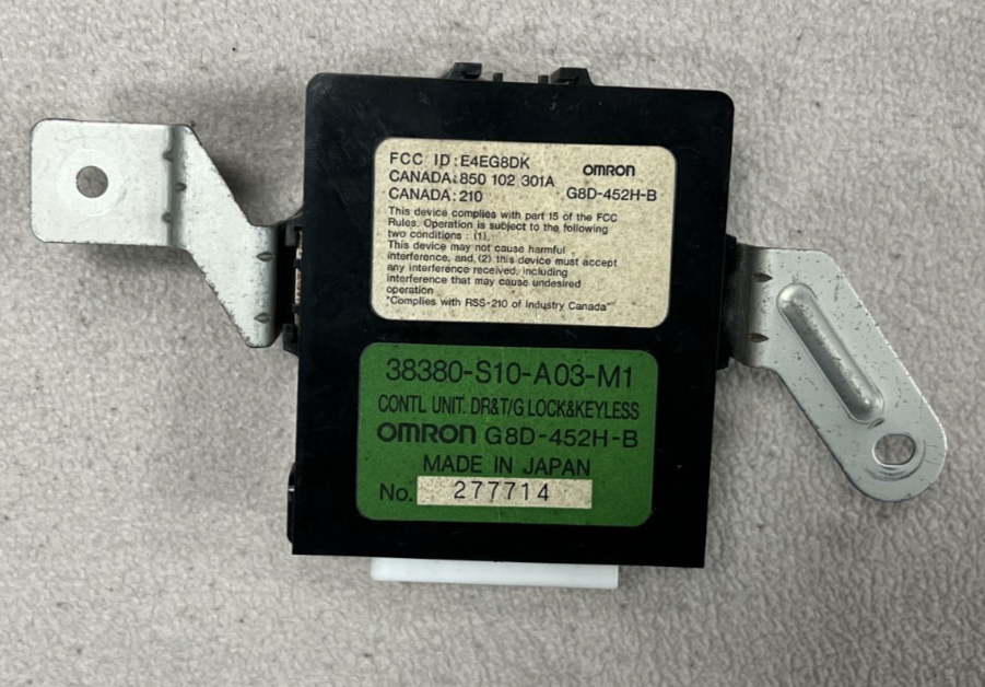 1997-2001 Honda CRV Door Control Keyless Entry Module 38380 S10 A03 M1