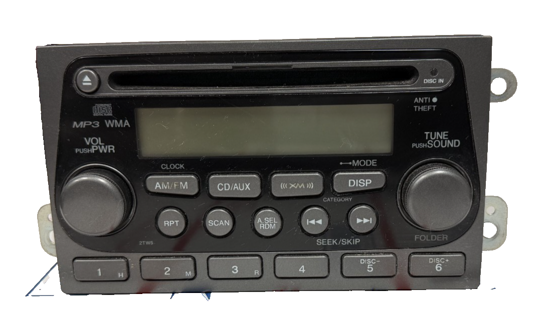 Radio Receiver AM FM Disc CD Player 39101SCVA120 M1 fits 03-06 Honda Element