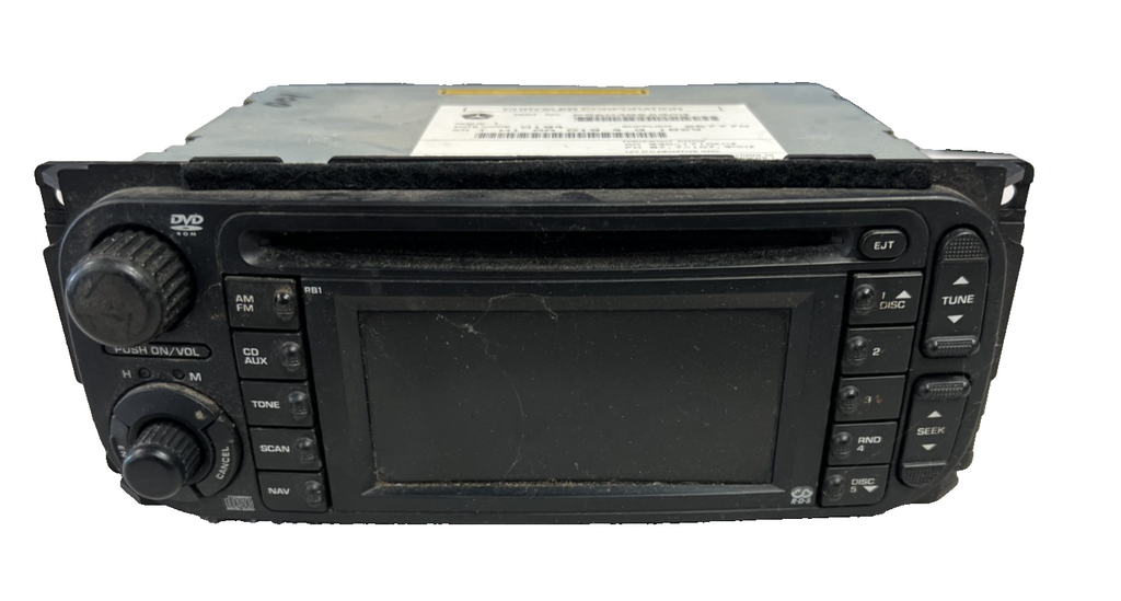 2004 Jeep Grand Cherokee Radio AM FM CD DVD Player Receiver 56038629AG