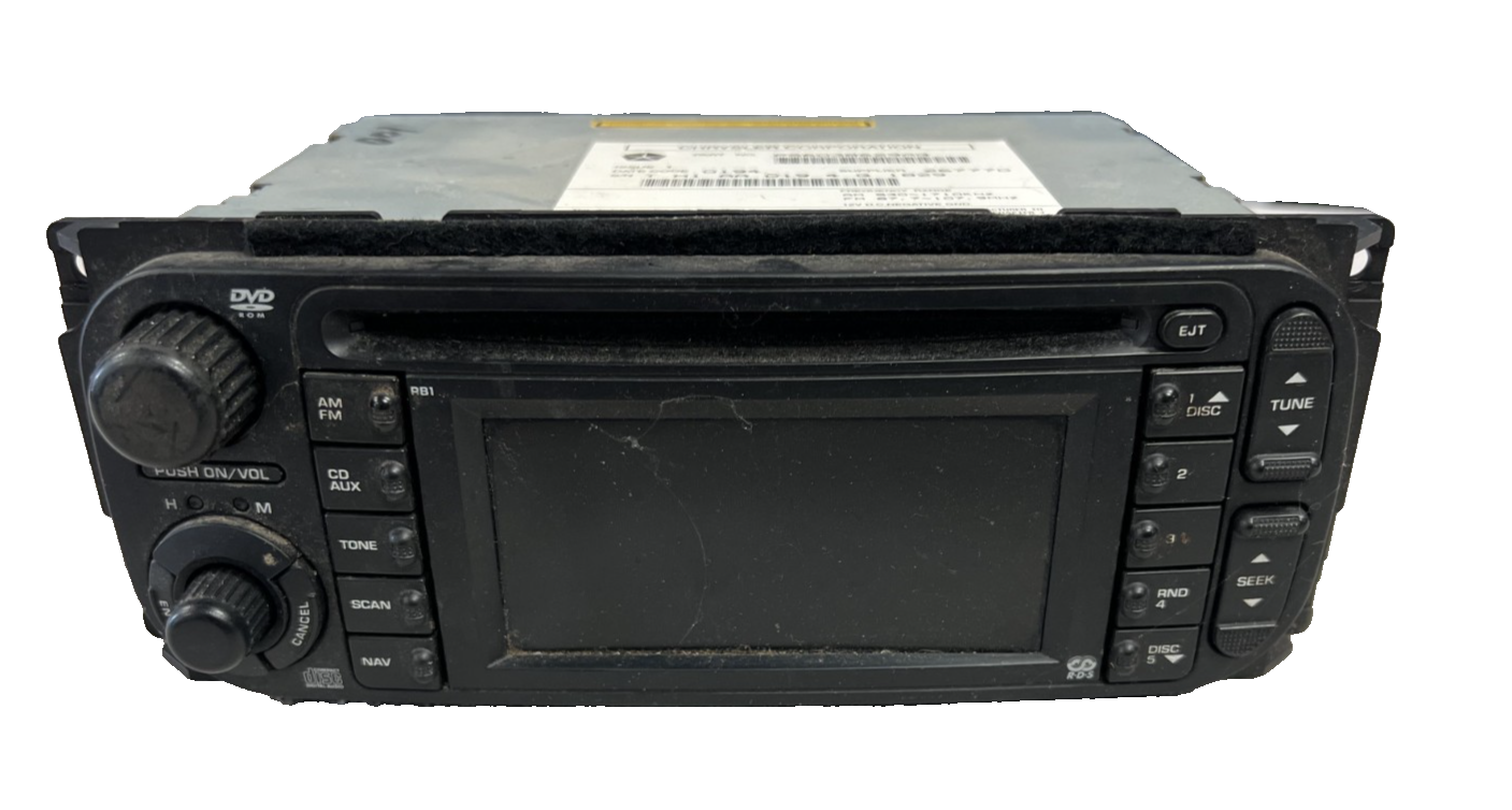 2004 Jeep Grand Cherokee Radio AM FM CD DVD Player Receiver 56038629AG