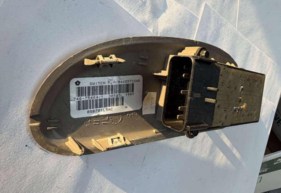 01-07 Caravan Town & Country Driver Side Power Master Window Switch 04685732AB by Chrysler