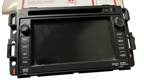 GMC 2011 Denali Stereo NAV Navigation USB CD DVD Radio 20883054, DW468100 6631