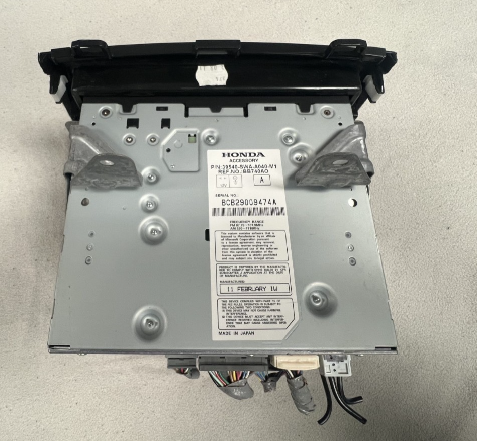 2010-2011 Honda CRV Navigation Radio Stereo Display Screen 39540 SWA A040 M1