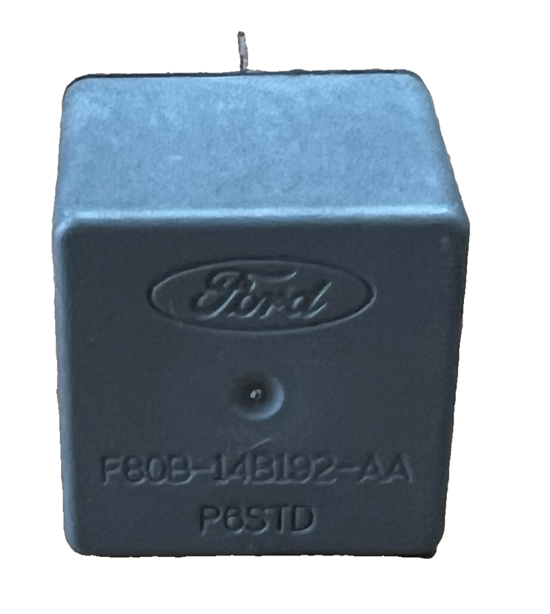 Genuine Ford Multi-Function 4-Pin Relay OEM F80B-14B192-AA, P6STD Gray