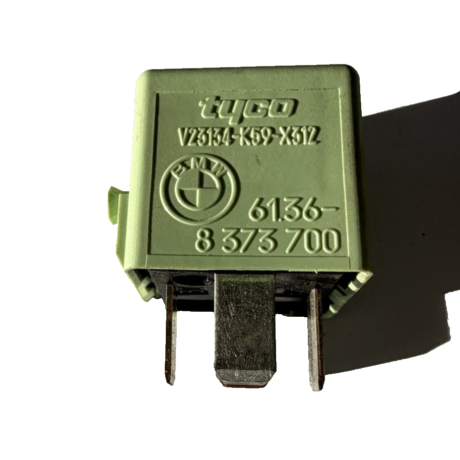 2000-2018 BMW X5 X6 Fuel Pump Relay 61.36 8 373 700, V23134 K59 X312 Green by BMW