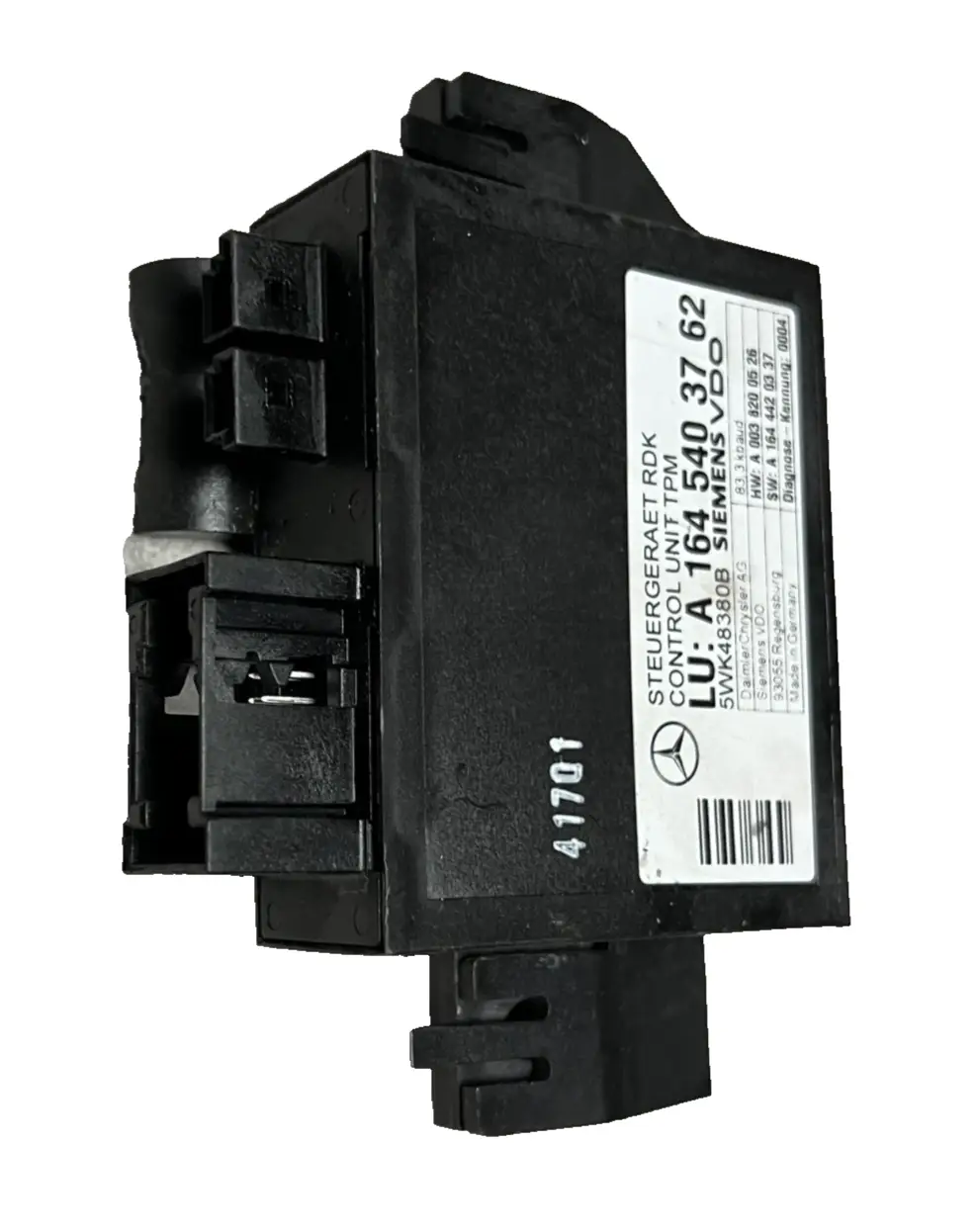 Tire Pressure Control Module A 164 540 37 62 fits 06-09 Mercedes W211 E350 by Mercedes-Benz
