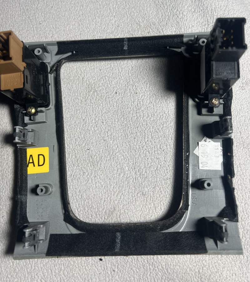 03 04 05 06 07 Honda Accord Shifter Trim Bezel with Heated Seat Switch Gray