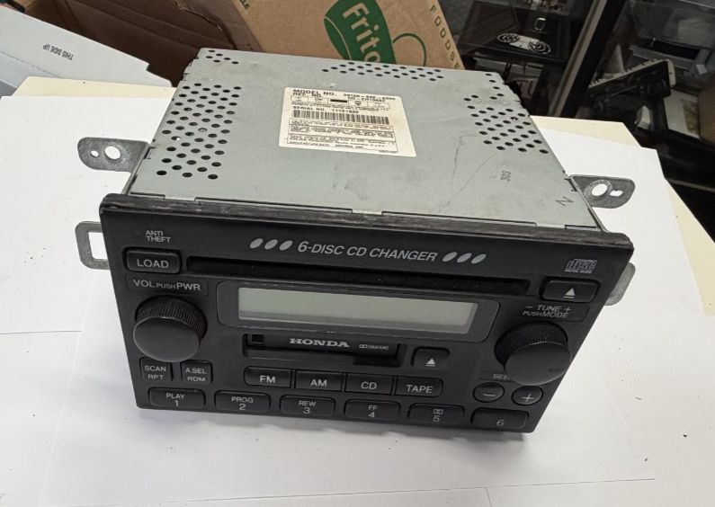 Radio 6 Disc CD Receiver AM FM 39100 S82 A300 fits 1998-2002 Honda Accord Civic by Matsushita