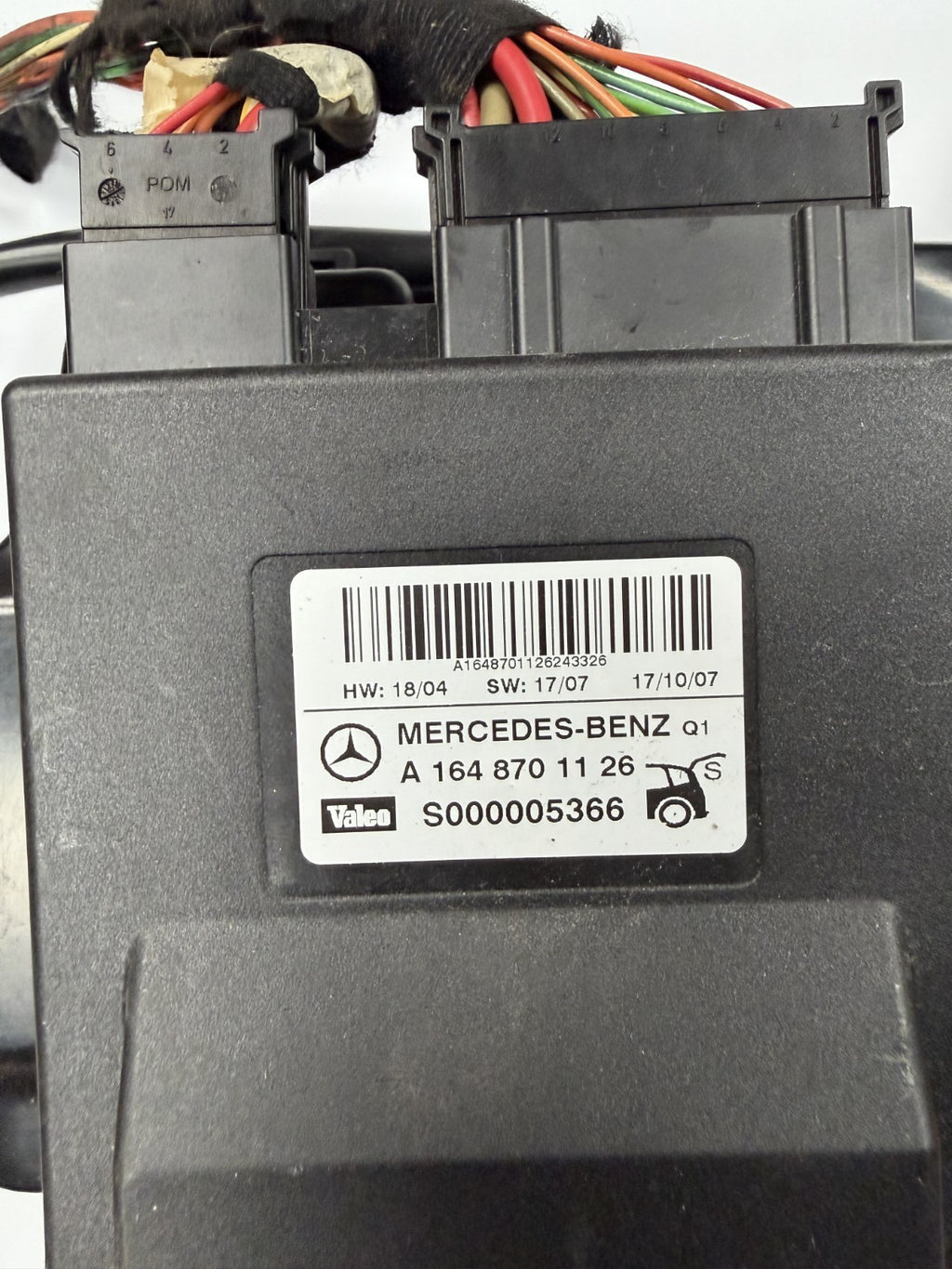 06-13 Mercedes X164 GL450 R350 Trunk Lid Liftgate Control Module A1648701126