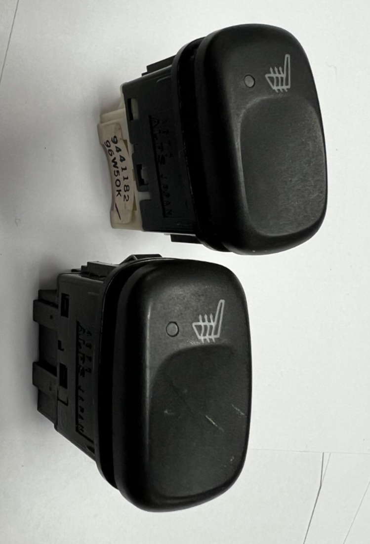 Qty 2 1995-1998 Volvo 960 S90 V90 Heated Seat Switch Control Button 9441182