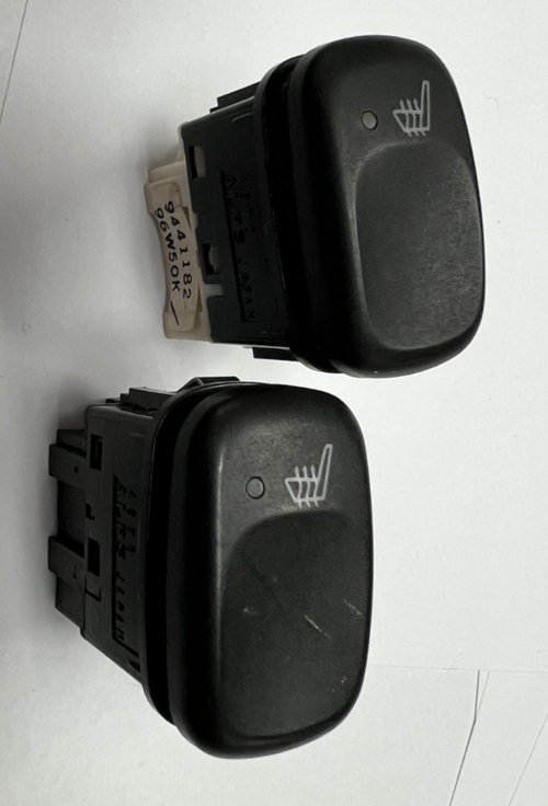 Qty 2 1995-1998 Volvo 960 S90 V90 Heated Seat Switch Control Button 9441182
