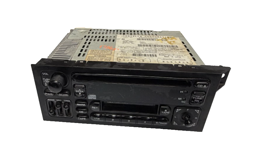 AM FM Radio CD Player Receiver P04704383AH fits 98-00 Dodge Grand Caravan by Chrysler