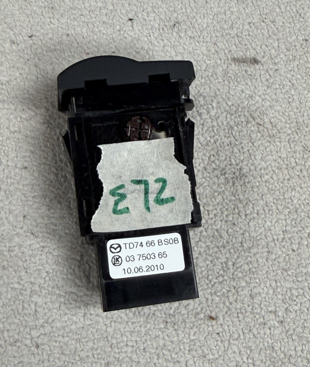 07 08 09 10 11 12 Mazda CX-7 CX-9 BSM Blind Spot Monitor Monitoring Switch