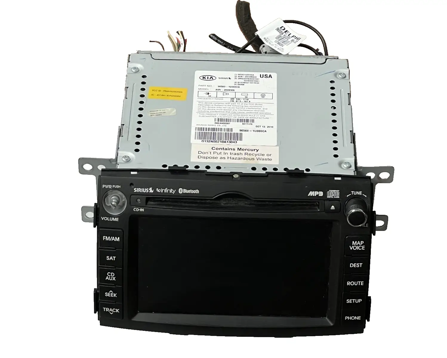 2009-2012 Kia Sorento Navigation Radio CD Player Display Screen 96560-1U000CA by Kia