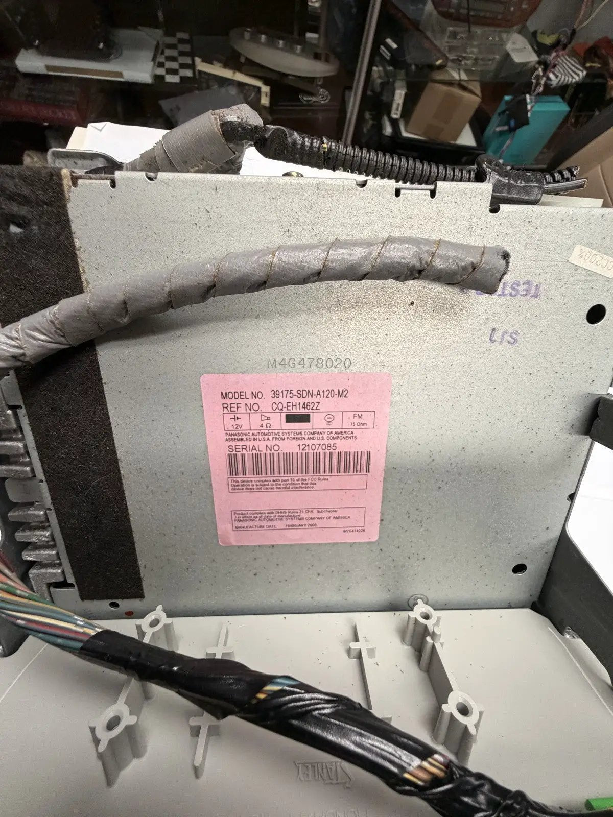 2003-2007 Honda Accord 6 Disc CD Player Radio Climate Control 39175 SDN A120 M2 by Panasonic