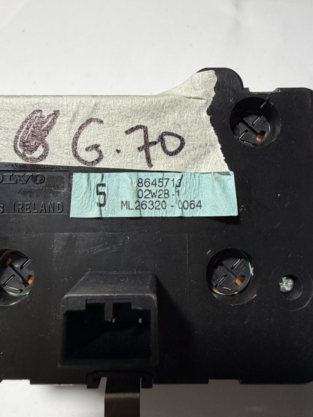 Headlight Fog Light Control Switch 8645713 fits 2001-2009 Volvo S60 XC70 V70