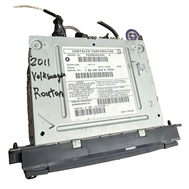 2009-2014 Volkswagen Routan AM FM CD Stereo Radio Media Receiver 05064843AG by Chrysler