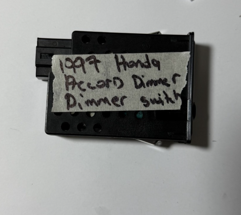 97 1997 Honda Accord Dash Light Dimmer Switch Control Button Black