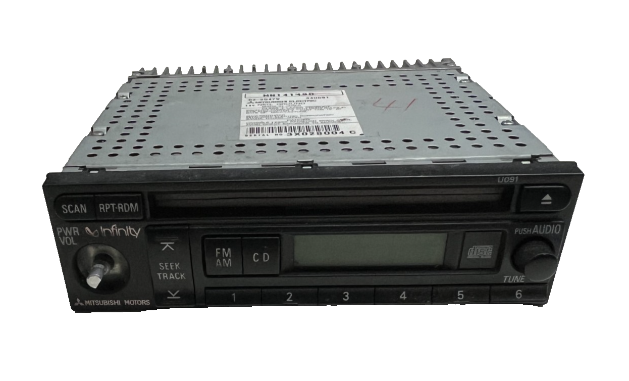 2004-2006 Mitsubishi Lancer AM FM Radio Stereo Disc CD Player OEM MN14149