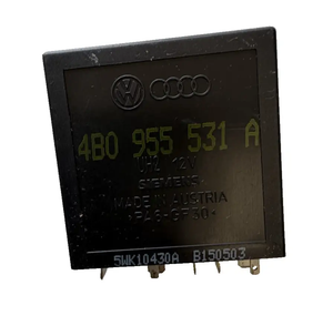 Wiper Relay 4B0 955 531 A 5WK10430A Black Fits Volkswagen Audi Jetta Golf GTI