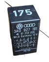 1999-2005 Volkswagen Jetta Accessory Power Relay #175 3A0 927 181 Black