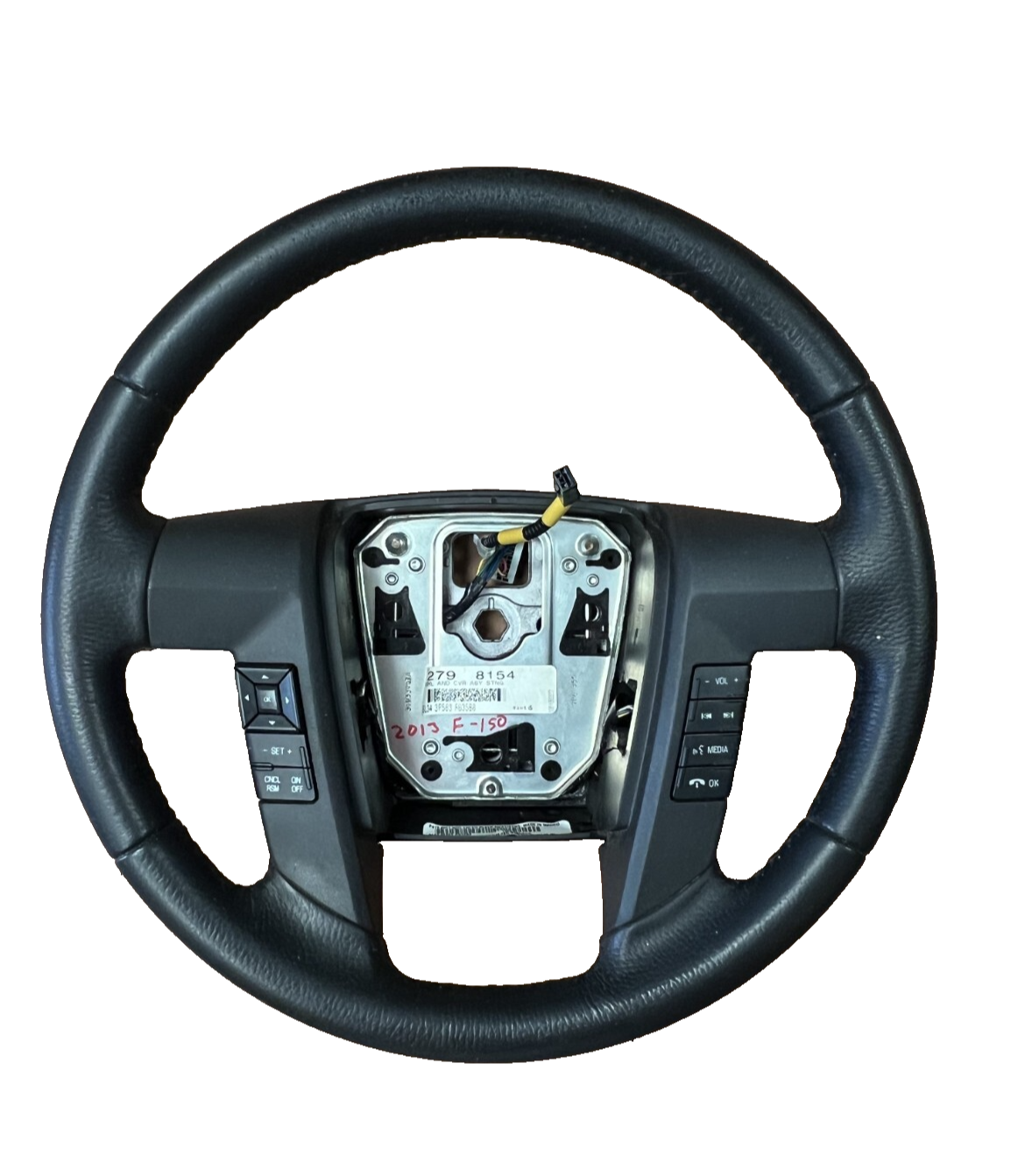 2011-2014 Ford F-150 F150 Leather Steering Wheel OEM BL34 3F563 RB35B8