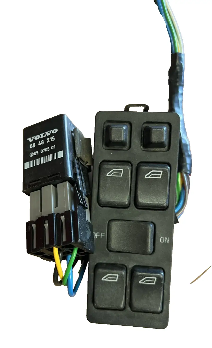 95 1995 Volvo S70 V70 Master Power Window Mirror Switch 6849422, 6848215 by Volvo