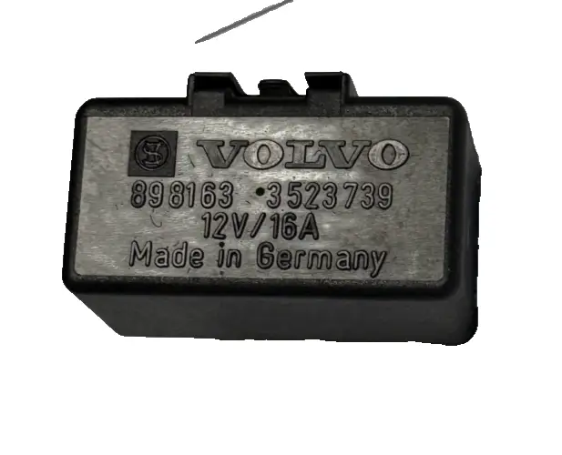 Volvo 740 760 780 940 Central Locking Relay 12V 16A 898163, 3523739 Black by Volvo