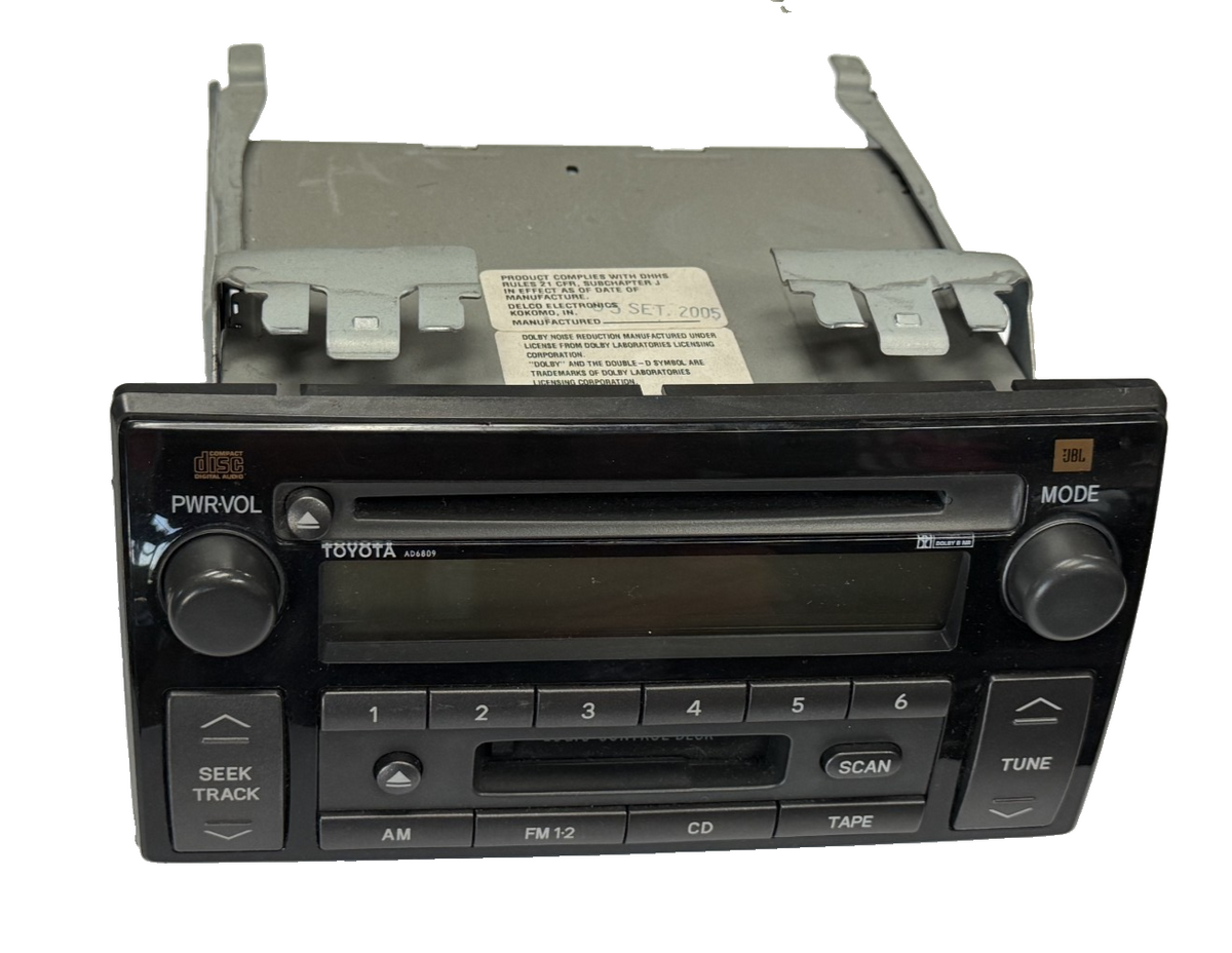 03 2003 Toyota Camry AM FM CD Player Radio Stereo Receiver Black