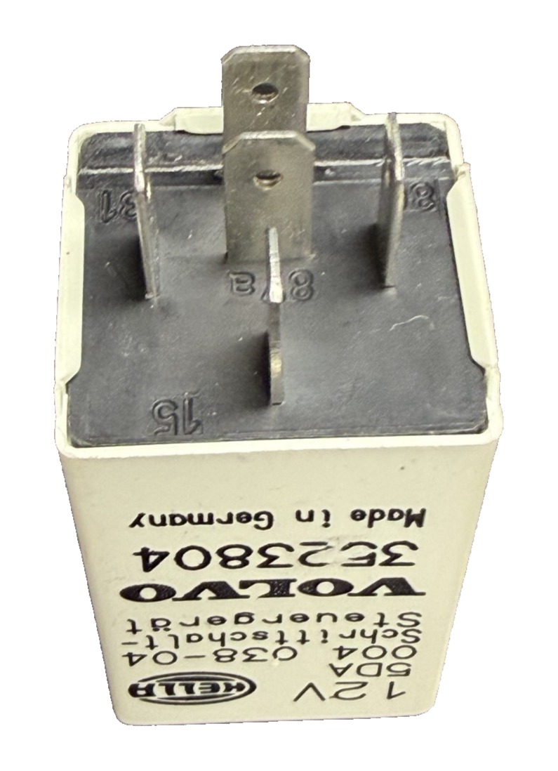 1985-1995 Volvo 244 245 Overdrive Relay 12V 3523804, 5DA 004 038-04 White