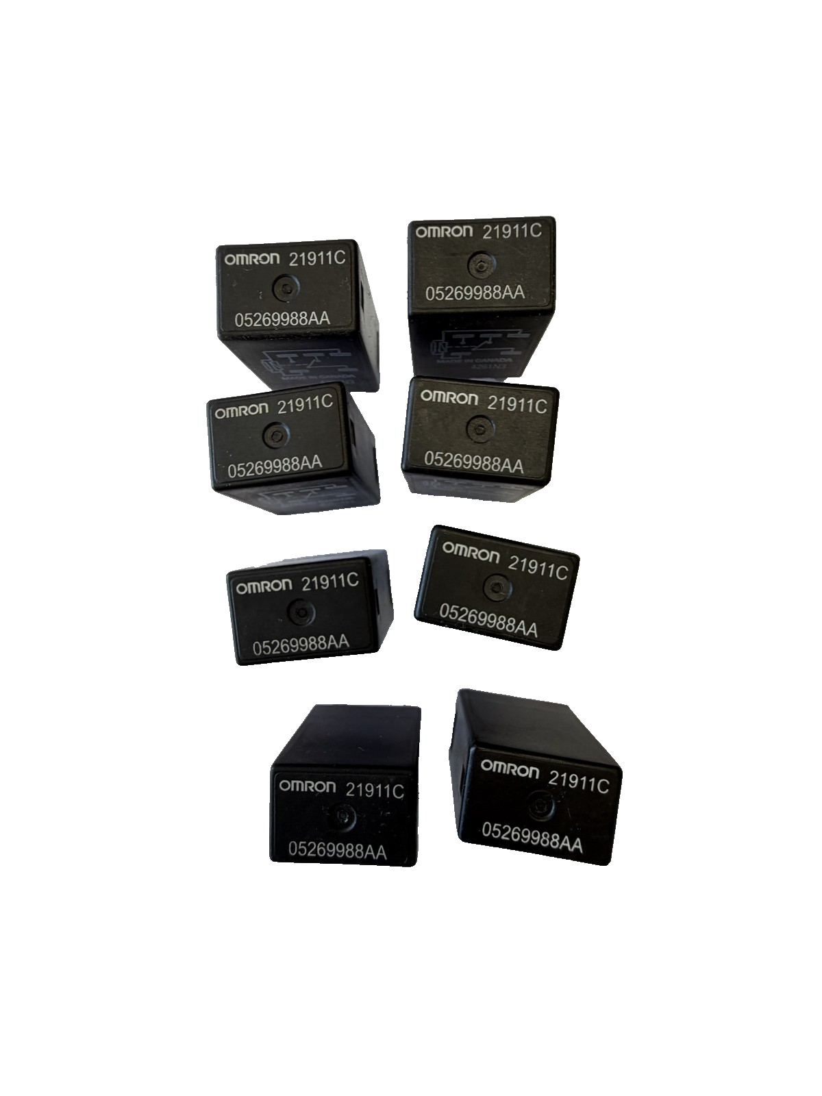 Qty 8 01 02 03 04 05 06 Dodge Caravan 5-Pin Relay 12VDC 10A 05269988AA by Omron