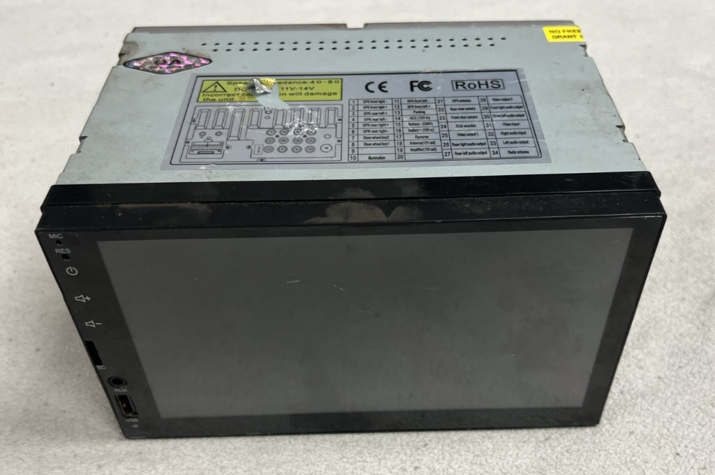 Universal Double Din Car Screen Stereo Audio Video Media Player AUX USB