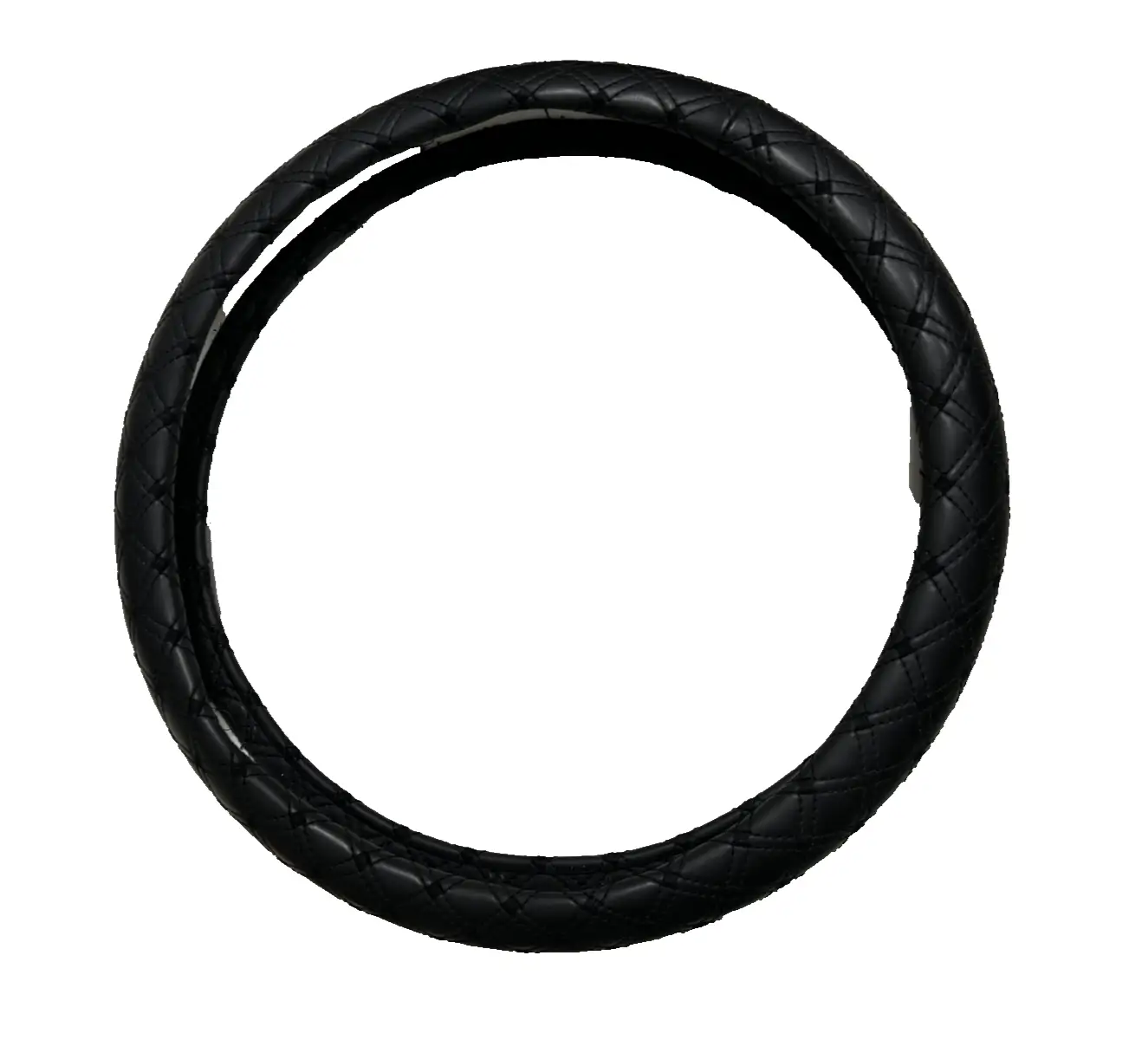 Steering Wheel Cover Diamond Design Double Line for Steering Wheel Protection by Unbranded
