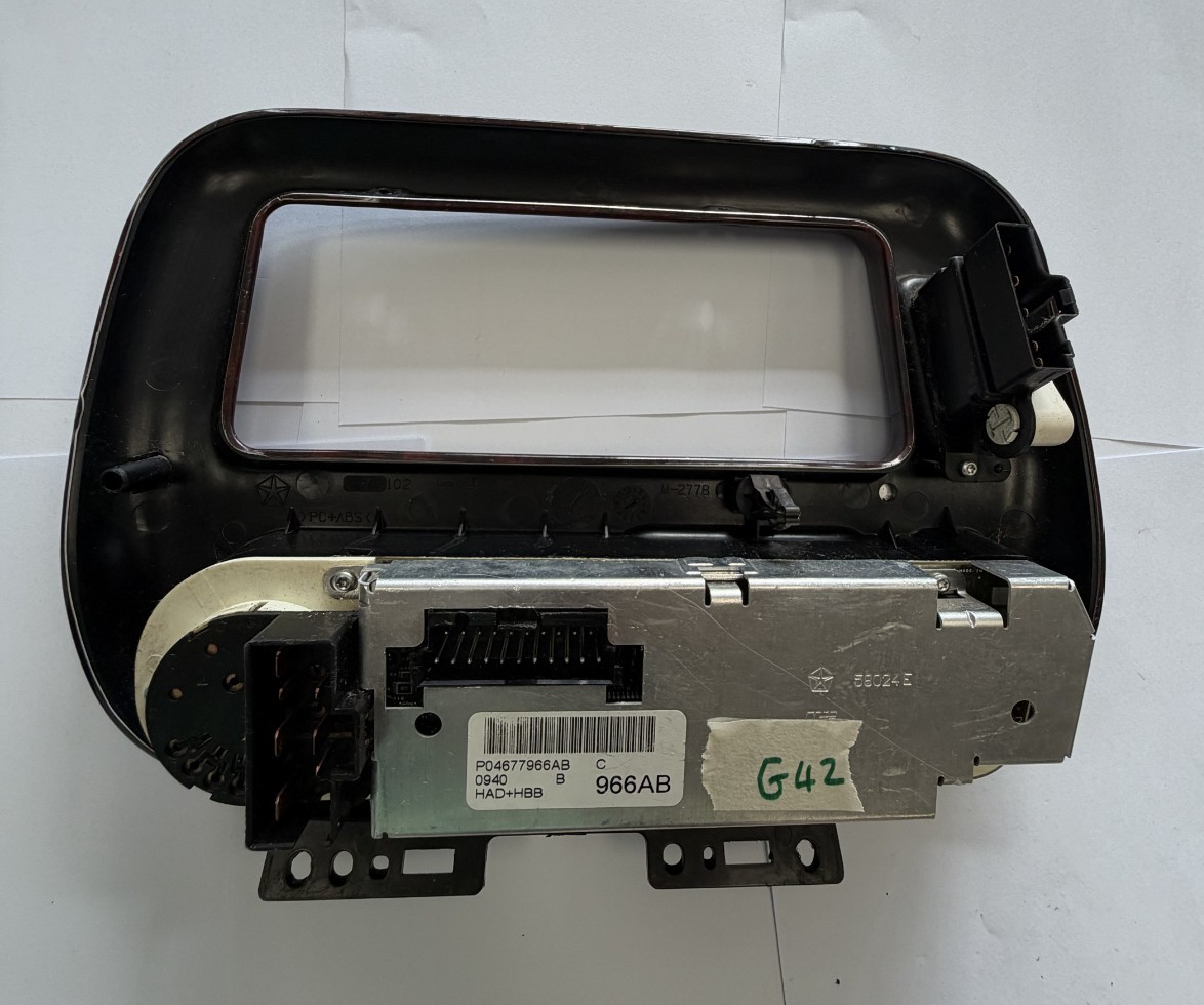 99-00 Chrysler Town & Country AC Heater Climate Control Trim 04677966AB