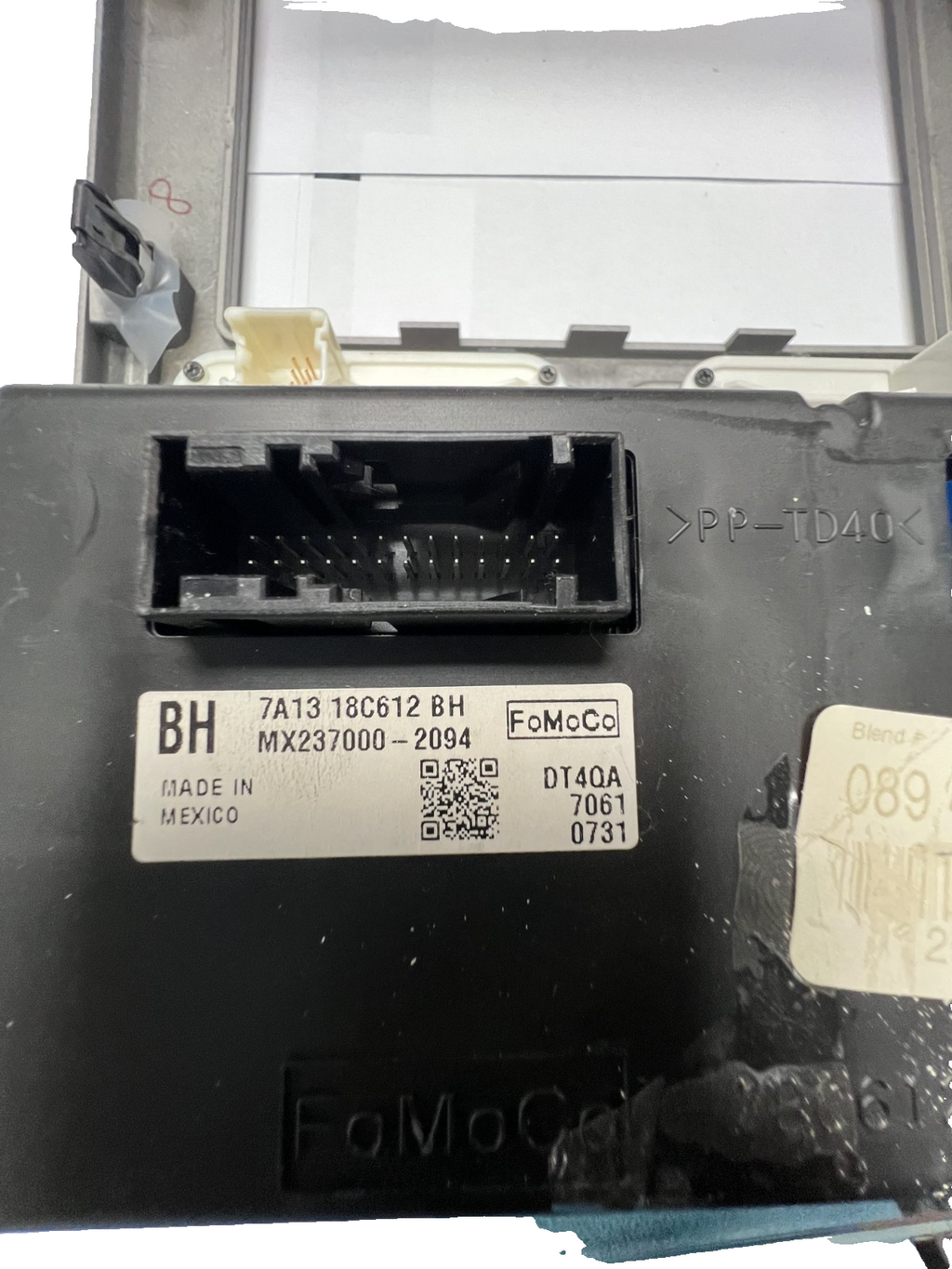 2007 2008 Lincoln MKX AC Temperature Climate Control Panel 7A13 18C612 BH