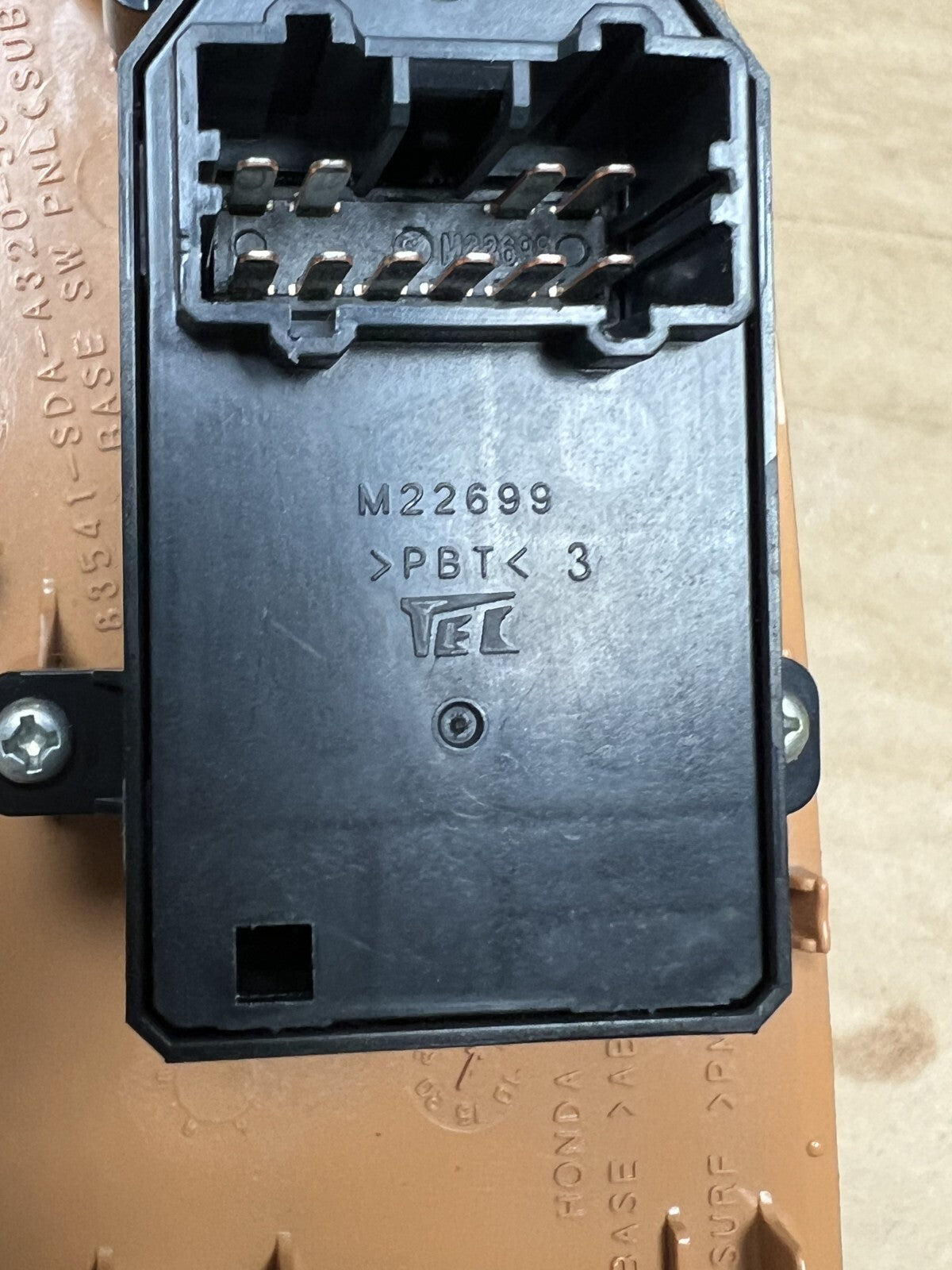 2003 2004 Honda Accord Power Window Switch Passenger Side 83541 SDA A320, M22699